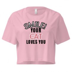 Ladies Festival Cali Crop Top Tee