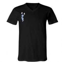 Unisex V-Neck Jersey Tee