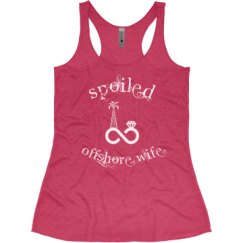 Ladies Slim Fit Super Soft Racerback Triblend Tank