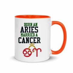 11oz Ceramic Mug with Color Inside