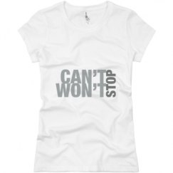Ladies Slim Fit Basic Promo Jersey Tee
