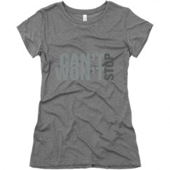 Ladies Slim Fit Super Soft Triblend Tee