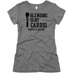 Ladies Slim Fit Super Soft Triblend Tee