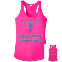 DONDIFITNESS WOMAN RACERBACK TANK TOP