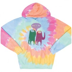 Unisex Tie-Dye Fleece Hoodie