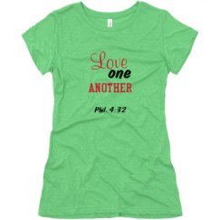 Ladies Slim Fit Super Soft Triblend Tee