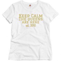 Keep Calm T gold