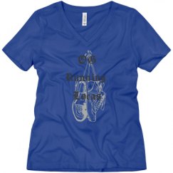 Ladies Relaxed Fit V-Neck Tee