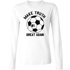 Ladies Relaxed Fit Basic Long Sleeve Tee