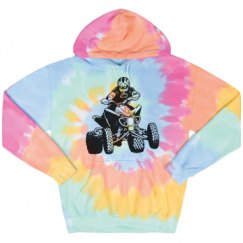 Unisex Tie-Dye Fleece Hoodie