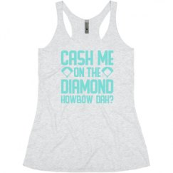 Ladies Slim Fit Super Soft Racerback Triblend Tank