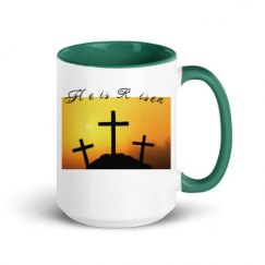 15oz Ceramic Mug with Color Inside