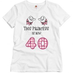 Princess is now 40