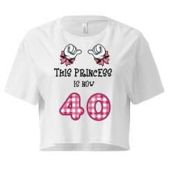 Ladies Festival Cali Crop Top Tee