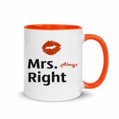 11oz Ceramic Mug with Color Inside