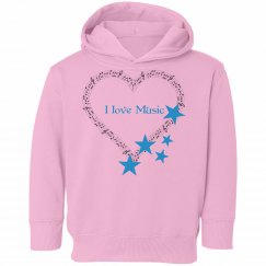 i love music hoodie