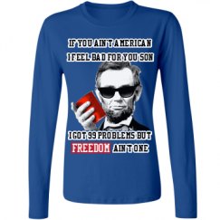 Ladies Relaxed Fit Basic Long Sleeve Tee