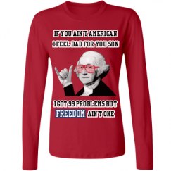 Ladies Relaxed Fit Basic Long Sleeve Tee