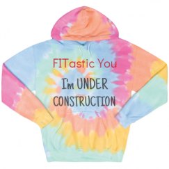 Unisex Tie-Dye Fleece Hoodie