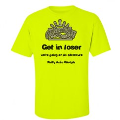 Unisex Ultra Cotton Safety Neon Crewneck Tee