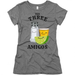 Ladies Slim Fit Super Soft Triblend Tee