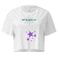 Ladies Festival Cali Crop Top Tee