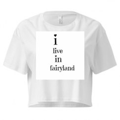 Ladies Festival Cali Crop Top Tee