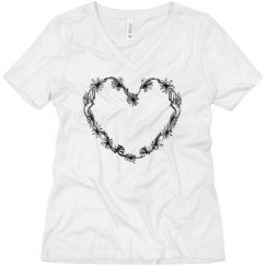 Ladies Relaxed Fit V-Neck Tee