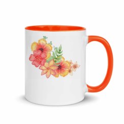 11oz Ceramic Mug with Color Inside