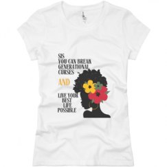 Ladies Slim Fit Basic Promo Jersey Tee