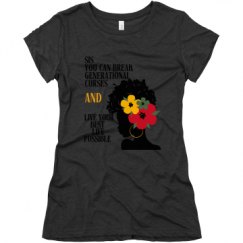 Ladies Slim Fit Super Soft Triblend Tee