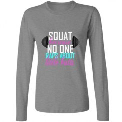 Ladies Relaxed Fit Basic Long Sleeve Tee