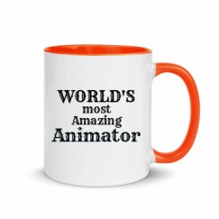 11oz Ceramic Mug with Color Inside