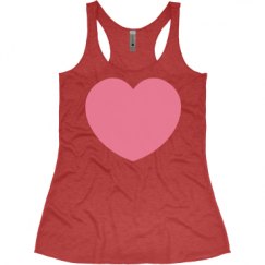 Ladies Slim Fit Super Soft Racerback Triblend Tank