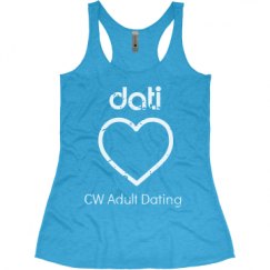 Ladies Slim Fit Super Soft Racerback Triblend Tank