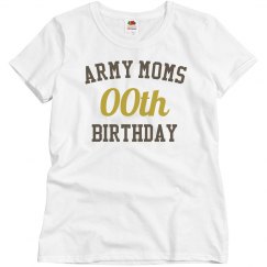 Customize army mom birthday