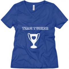 Ladies Relaxed Fit V-Neck Tee