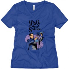 Ladies Relaxed Fit V-Neck Tee