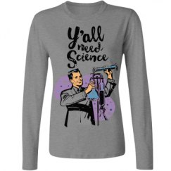 Ladies Relaxed Fit Basic Long Sleeve Tee