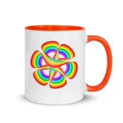 11oz Ceramic Mug with Color Inside