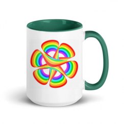 15oz Ceramic Mug with Color Inside