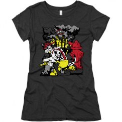 Ladies Slim Fit Super Soft Triblend Tee