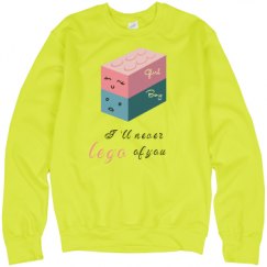 Unisex Neon Crewneck Sweatshirt