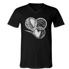 Unisex V-Neck Jersey Tee