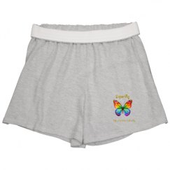 Slim Fit Cheer Shorts