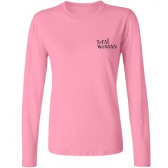 Ladies Relaxed Fit Basic Long Sleeve Tee