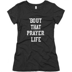 Ladies Slim Fit Super Soft Triblend Tee