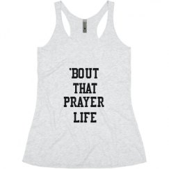 Ladies Slim Fit Super Soft Racerback Triblend Tank