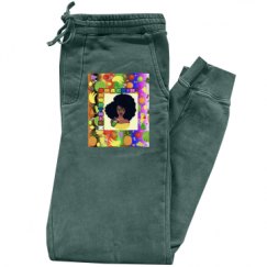 Pigment-Dyed Fleece Pants
