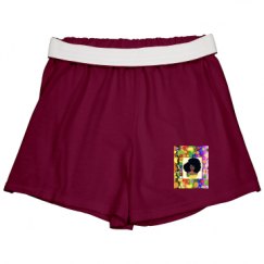 Slim Fit Cheer Shorts
